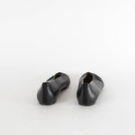 Joseph Black Ruched Pointy Flat Shoes