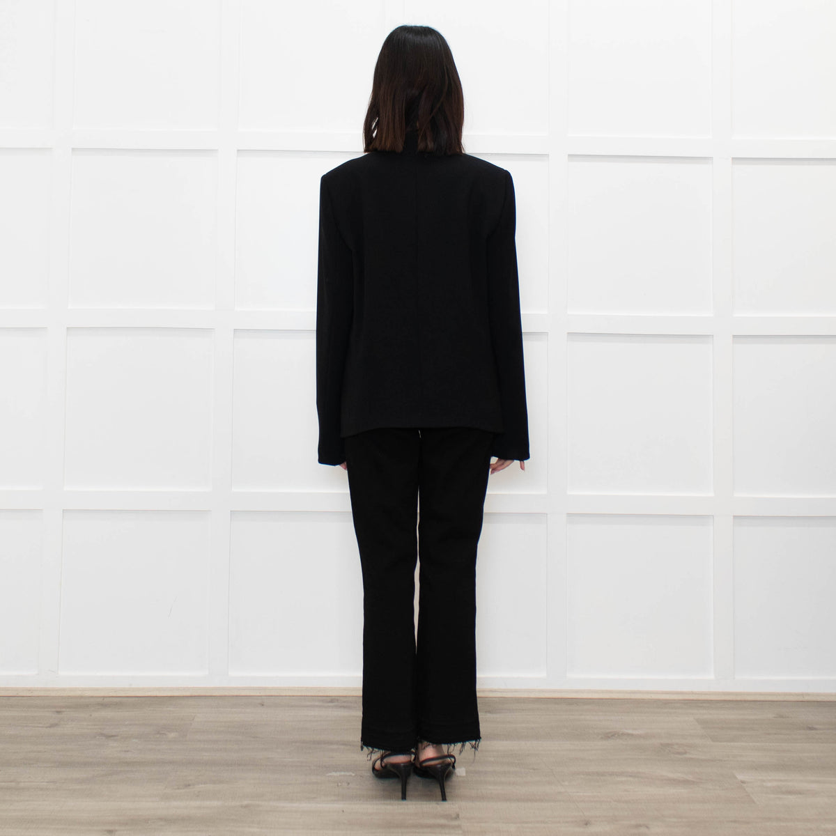 Philosophy Black Blazer with Pink Trim