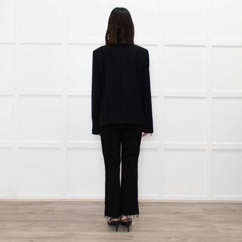 Philosophy Black Blazer with Pink Trim