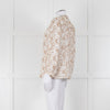 Paige Beige And White Daisy Print Top