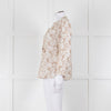 Paige Beige And White Daisy Print Top