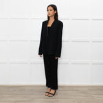 Philosophy Black Blazer with Pink Trim