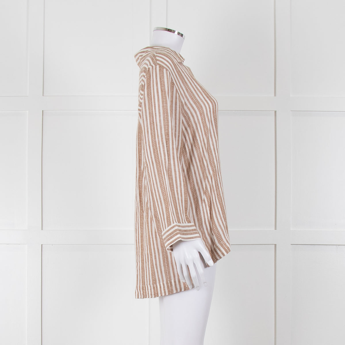 Rails Brown And White Kaftan Style Long Top