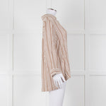 Rails Brown And White Kaftan Style Long Top