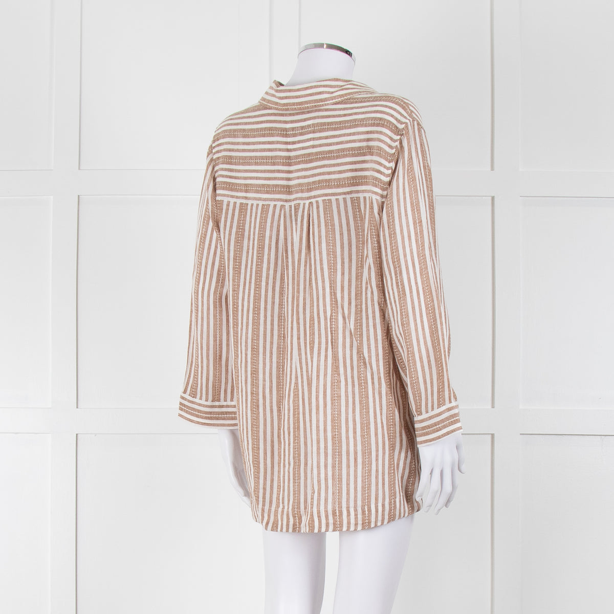 Rails Brown And White Kaftan Style Long Top
