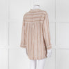 Rails Brown And White Kaftan Style Long Top