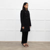 Chloe Black Double Breasted Wool Mix Coat