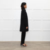 Chloe Black Double Breasted Wool Mix Coat