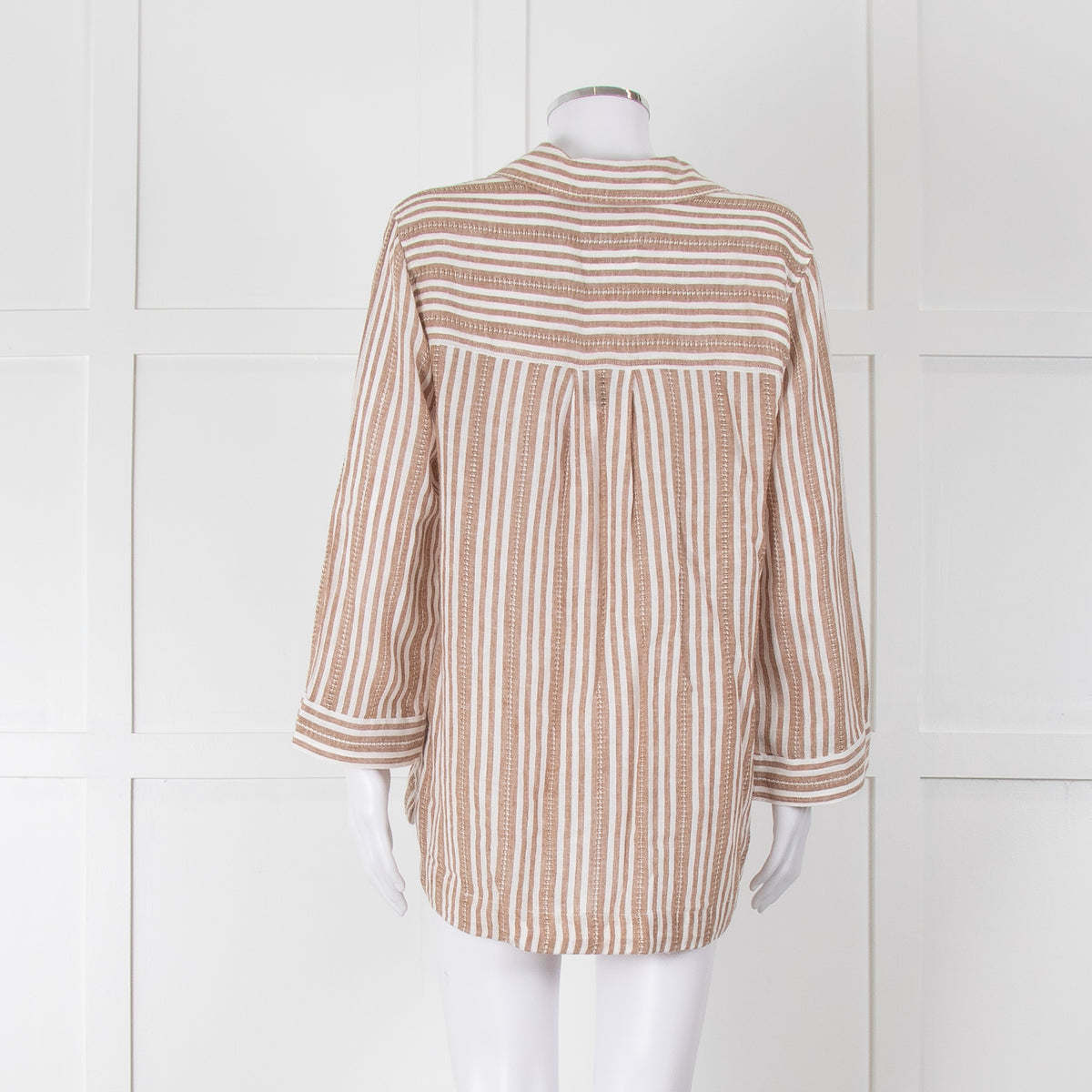 Rails Brown And White Kaftan Style Long Top