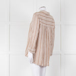 Rails Brown And White Kaftan Style Long Top