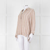 Rails Brown And White Kaftan Style Long Top