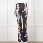 Cynthia Rowley Scuba Material Floral Print Trousers