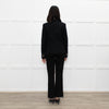 Tory Burch Black Short Wool Blazer With Gold Buttons