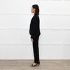 Tory Burch Black Short Wool Blazer With Gold Buttons