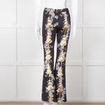 Cynthia Rowley Scuba Material Floral Print Trousers