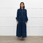 Me + Em Washed Denim Midi Dress