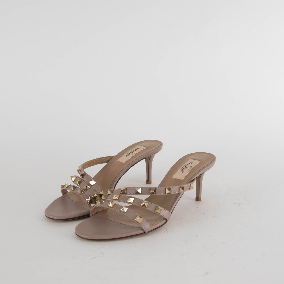 Valentino Garavani Rockstud Strappy Toe Mule