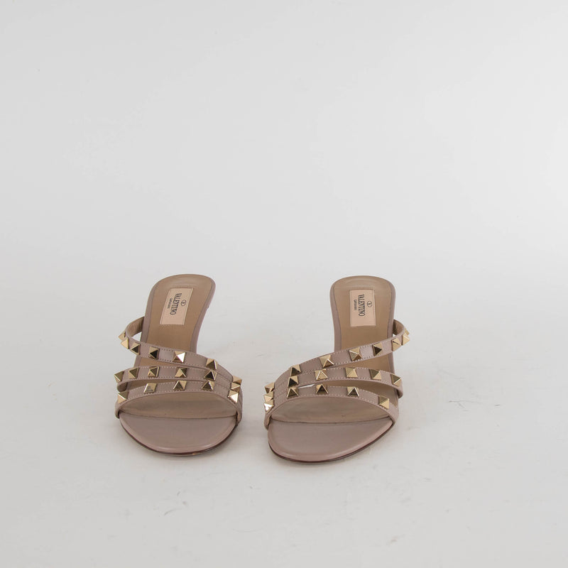 Valentino Garavani Rockstud Strappy Toe Mule
