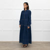 Me + Em Washed Denim Midi Dress