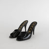 Gucci Black Patent Scarlet Mules
