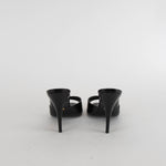 Gucci Black Patent Scarlet Mules
