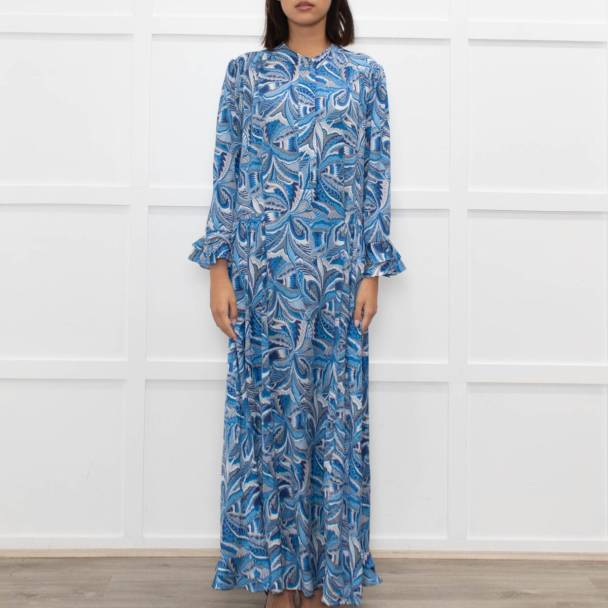 Dea Kudibal Blue Pattern Dress