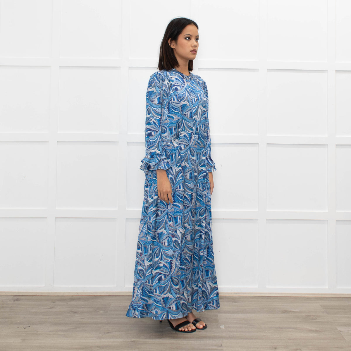 Dea Kudibal Blue Pattern Dress
