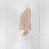 Bella Dahl Beige Fine Knit V Neck Cardigan