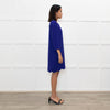 Claudie Pierlot Blue Shift Dress With 3/4 Sleeves