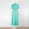 Saloni Tabitha Mint/Ornate Embellishment Dress
