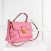 Miu Miu Pink Flap Vitello Soft Leather Bag