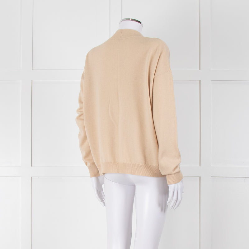 Riani Cream V Neck Cardigan