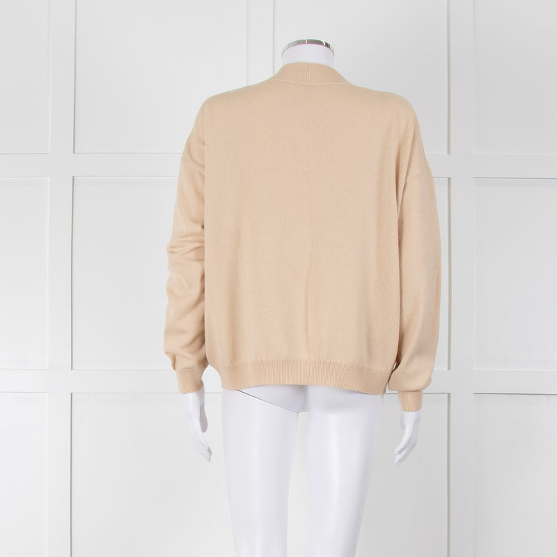 Riani Cream V Neck Cardigan