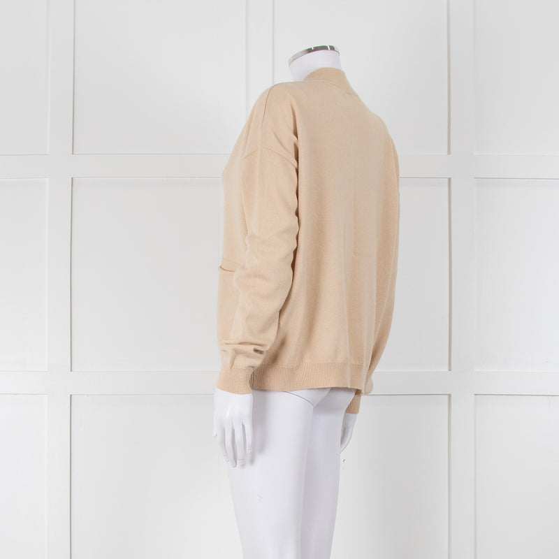 Riani Cream V Neck Cardigan