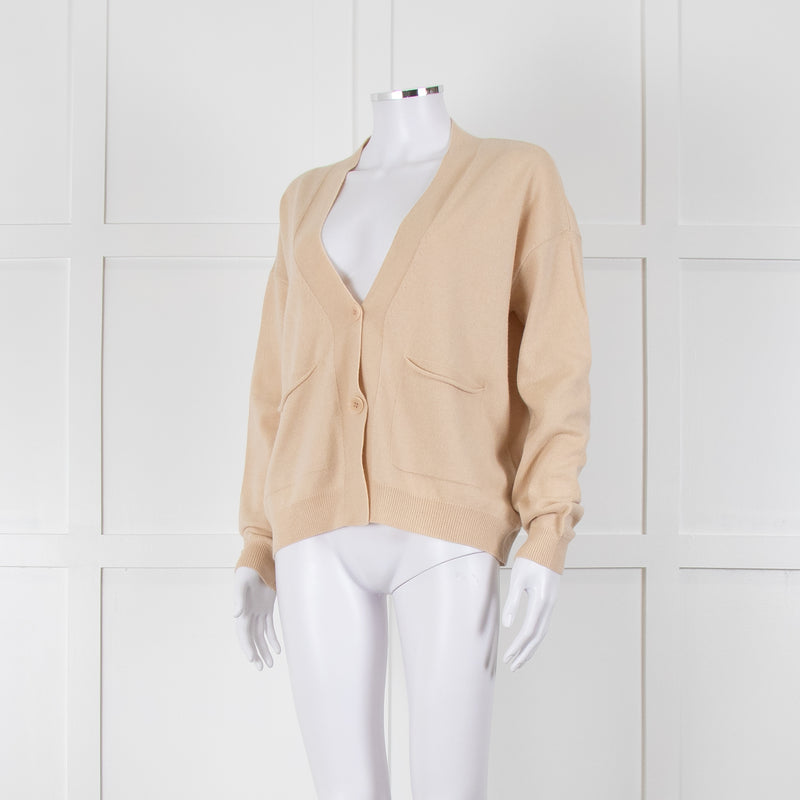 Riani Cream V Neck Cardigan
