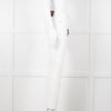 Roberto Cavalli White Cotton Embroidered Jeans