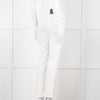 Roberto Cavalli White Cotton Embroidered Jeans