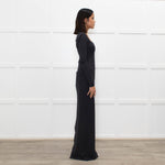 Skims Black Long Sleeve Maxi Dress