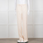 Joseph Cream Tuxedo Trousers