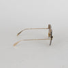 Alexander McQueen Butterfly Jewelled Trim Gold Aviators