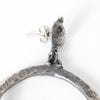 Alberta Ferretti Galvanised Stone Drop Earrings