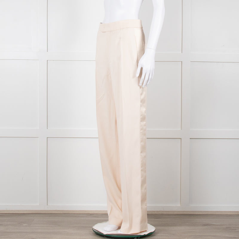 Joseph Cream Tuxedo Trousers