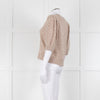 Cefinn Oatmeal Short Sleeve Alpaca Jumper