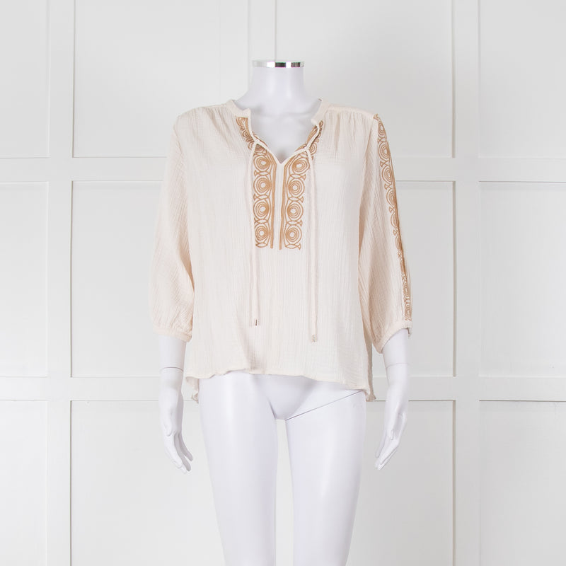 Mos Mosh White Laura Barca Blouse