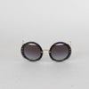 Miu Miu Reveal Glitter Round Sunglasses