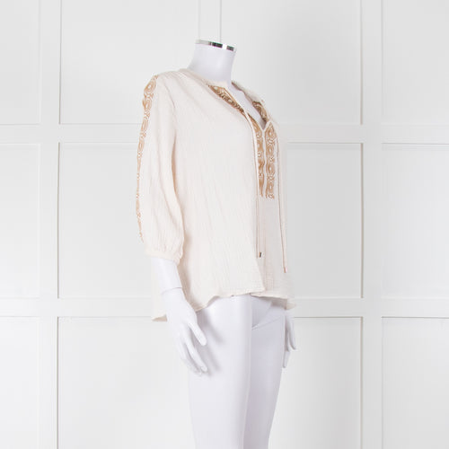 Mos Mosh White Laura Barca Blouse