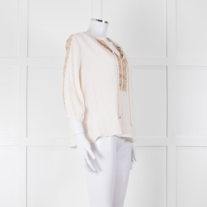 Mos Mosh White Laura Barca Blouse