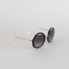 Miu Miu Reveal Glitter Round Sunglasses