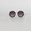 Miu Miu Reveal Glitter Round Sunglasses