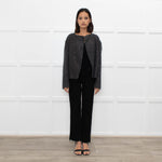 Brunello Cucinelli Grey Sequinned Lined Cardigan